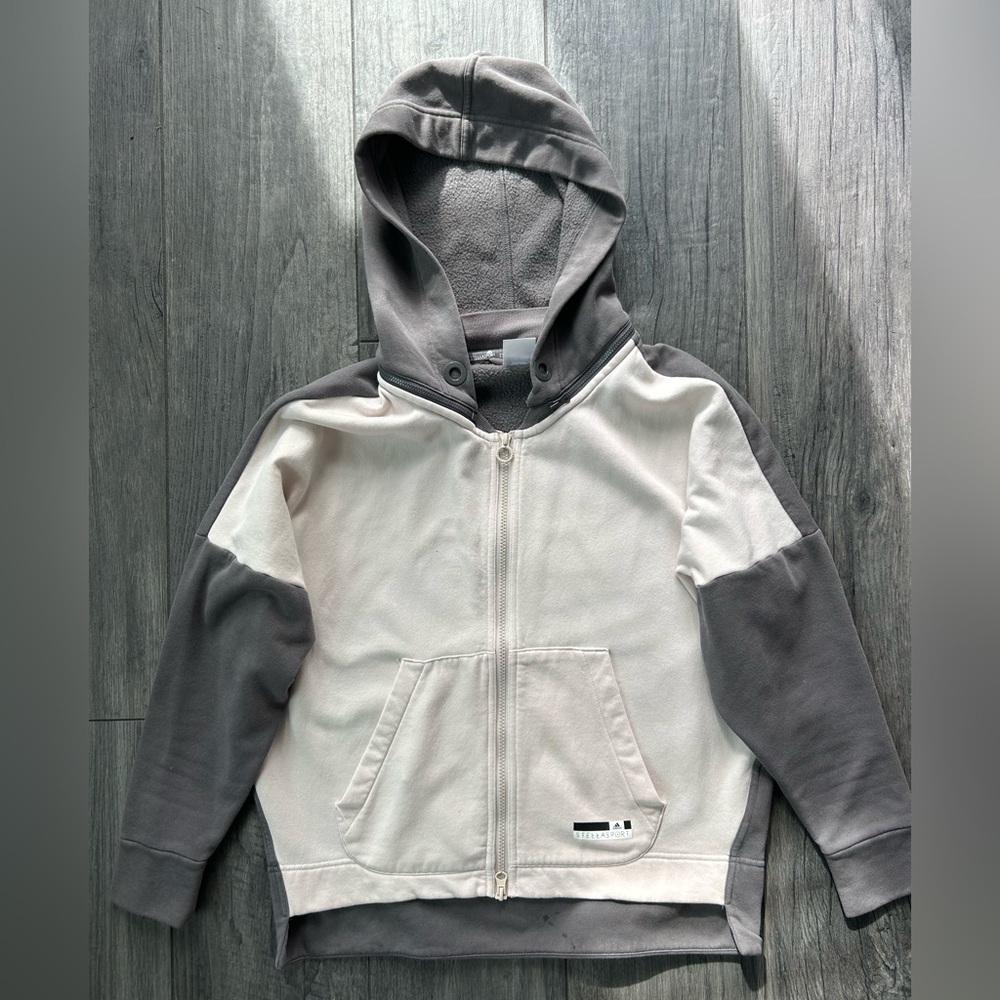 Adidas by Stella McCartney two tone hoodie, S
